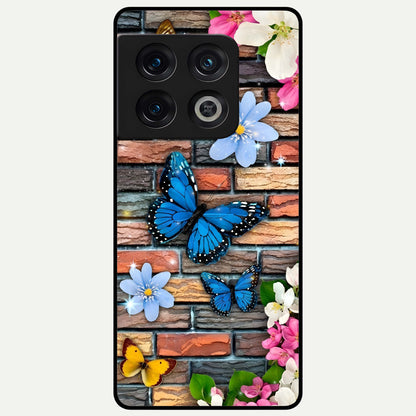  Brick Bloom Flight Glass Case For OnePlus 10 Pro back cover – full design glossy printed glass finish