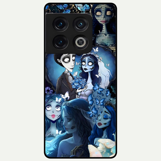  Butterfly Ghost Soul Glass Case For OnePlus 10 Pro back cover – full design glossy printed glass finish