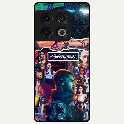  CYBERPUNK Legacy Glass Case For OnePlus 10 Pro back cover – full design glossy printed glass finish