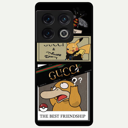  Cartoon Brand Play Mashup Glass Case For OnePlus 10 Pro back cover – full design glossy printed glass finish