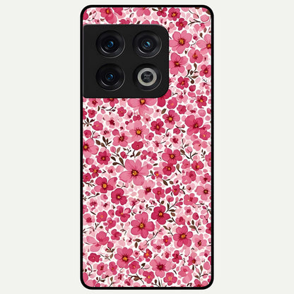 Cherry Blossom Charm Glass Case For OnePlus 10 Pro back cover – full design glossy printed glass finish