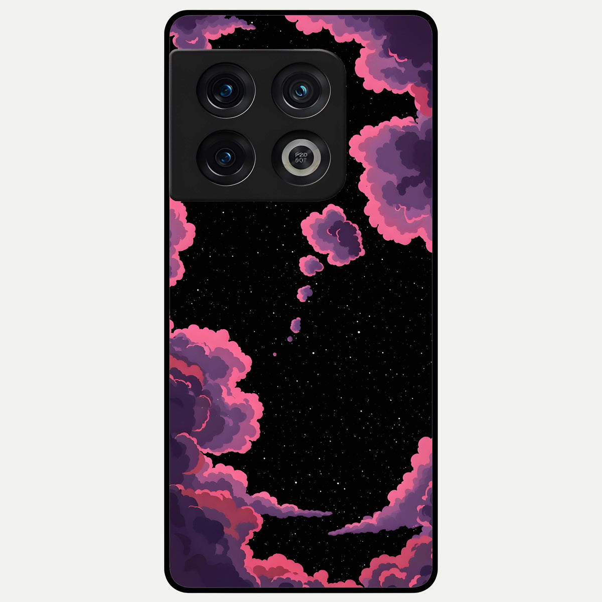  Cosmic Cloud Journey Glass Case For OnePlus 10 Pro back cover – full design glossy printed glass finish