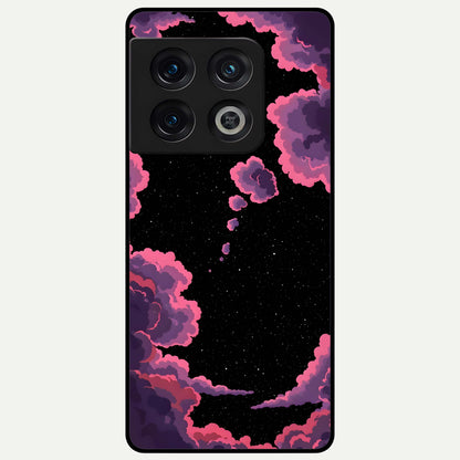  Cosmic Cloud Journey Glass Case For OnePlus 10 Pro back cover – full design glossy printed glass finish