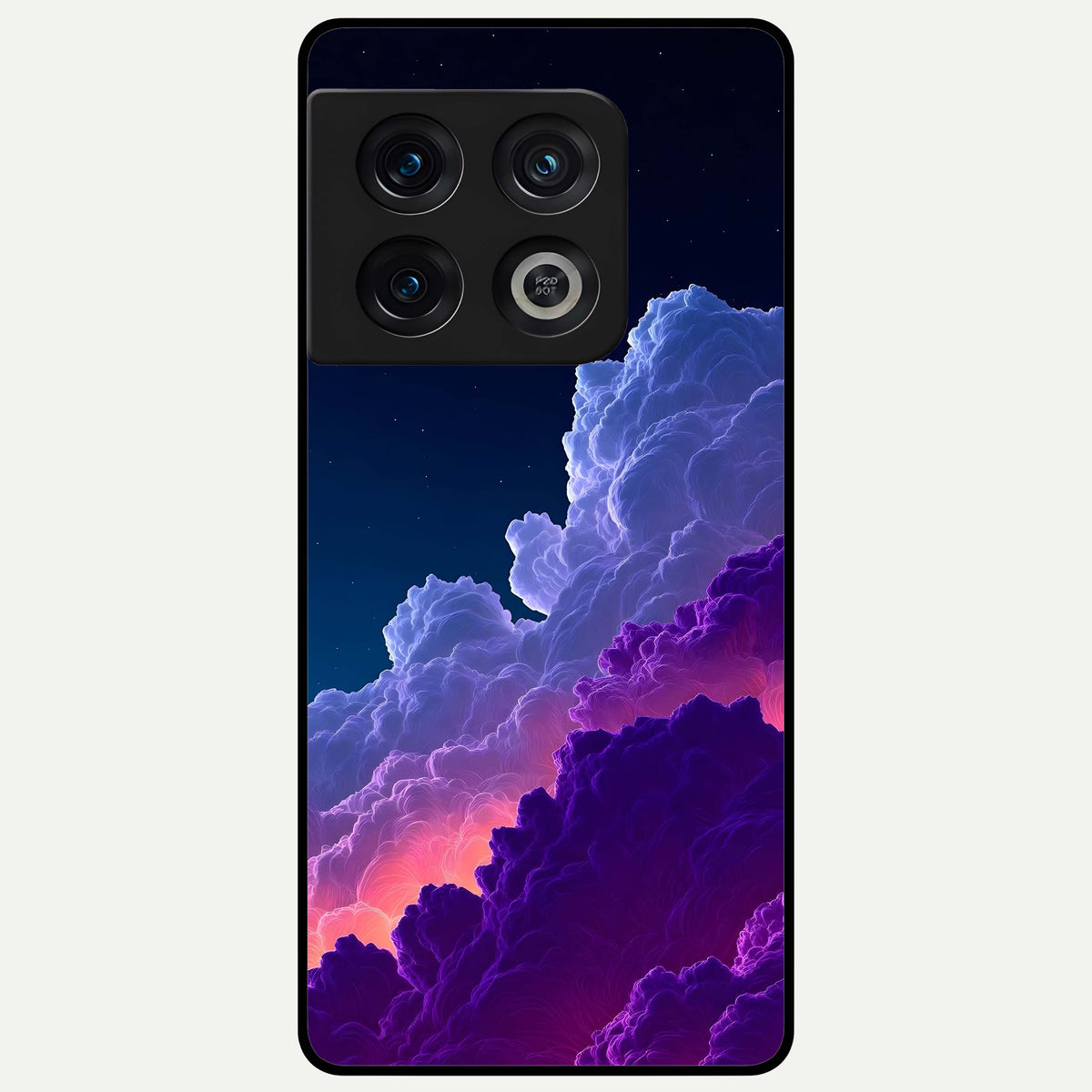  Dreamy Cloud Skies Glass Case For OnePlus 10 Pro back cover – full design glossy printed glass finish
