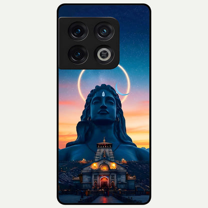  Eternal Shiva Aura Glass Case For OnePlus 10 Pro back cover – full design glossy printed glass finish