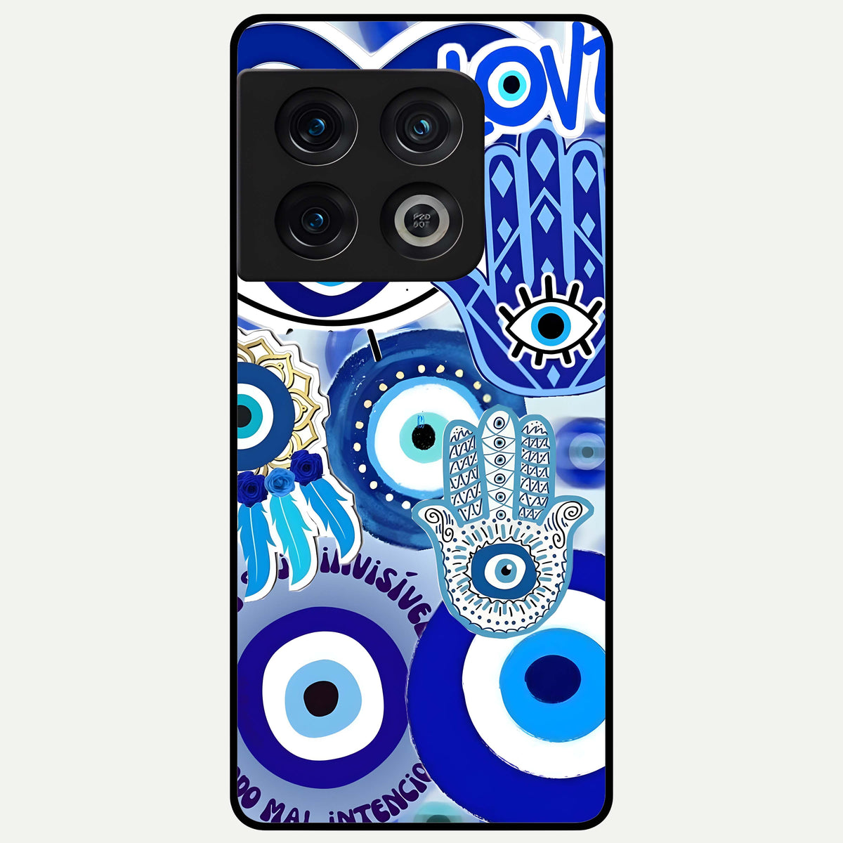  Evil Eyes Dream Glass Case For OnePlus 10 Pro back cover – full design glossy printed glass finish