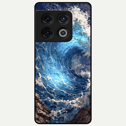  Giant Ocean Wave Glass Case For OnePlus 10 Pro back cover – full design glossy printed glass finish