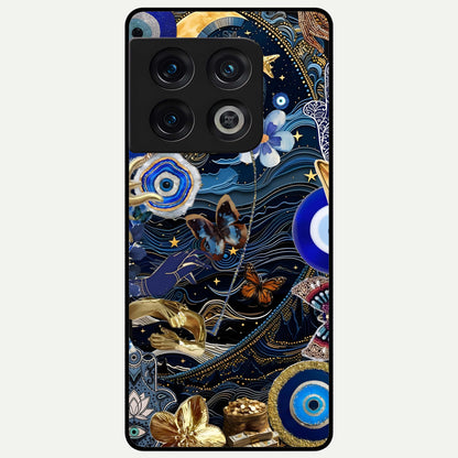  Golden Moon Magic Glass Case For OnePlus 10 Pro back cover – full design glossy printed glass finish
