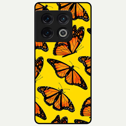  Golden Wing Flight Glass Case For OnePlus 10 Pro back cover – full design glossy printed glass finish