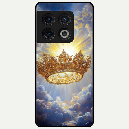  Heavenly Crown Light Glass Case For OnePlus 10 Pro back cover – full design glossy printed glass finish