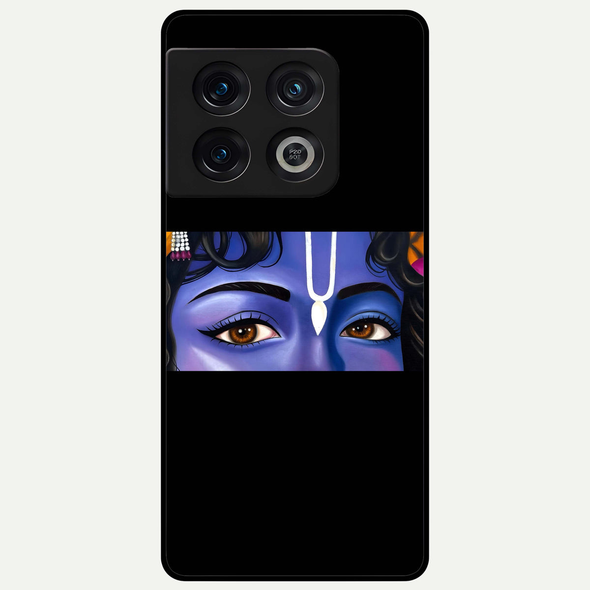  Krishna Eye Glass Case For OnePlus 10 Pro back cover – full design glossy printed glass finish