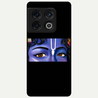  Krishna Eye Glass Case For OnePlus 10 Pro back cover – full design glossy printed glass finish