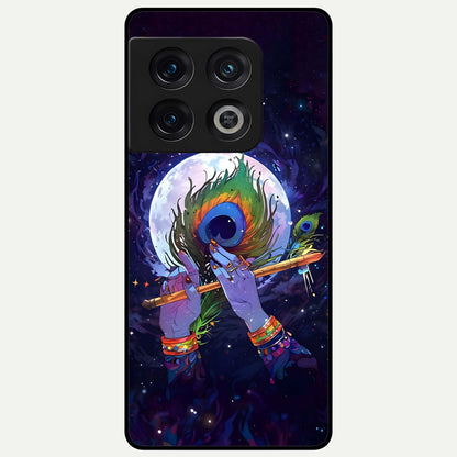  Krishna Hands Art Glass Case For OnePlus 10 Pro back cover – full design glossy printed glass finish