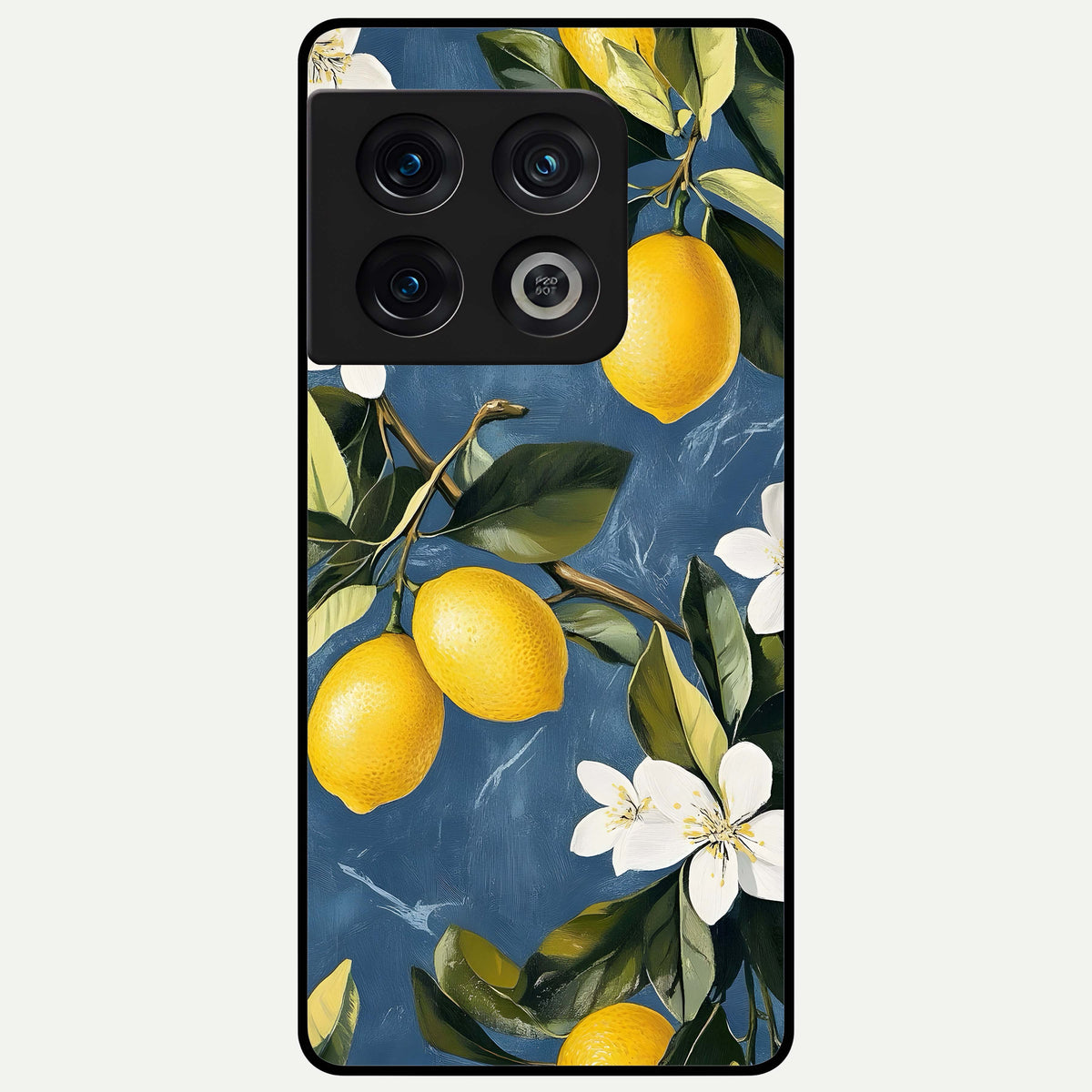  Lemon Dream Garden Glass Case For OnePlus 10 Pro back cover – full design glossy printed glass finish