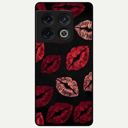  Midnight Kiss Love Glass Case For OnePlus 10 Pro back cover – full design glossy printed glass finish