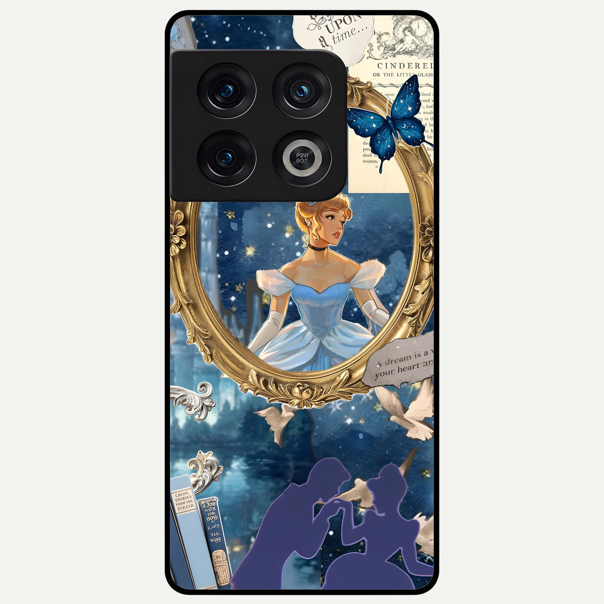  Midnight Queen Glass Case For OnePlus 10 Pro back cover – full design glossy printed glass finish