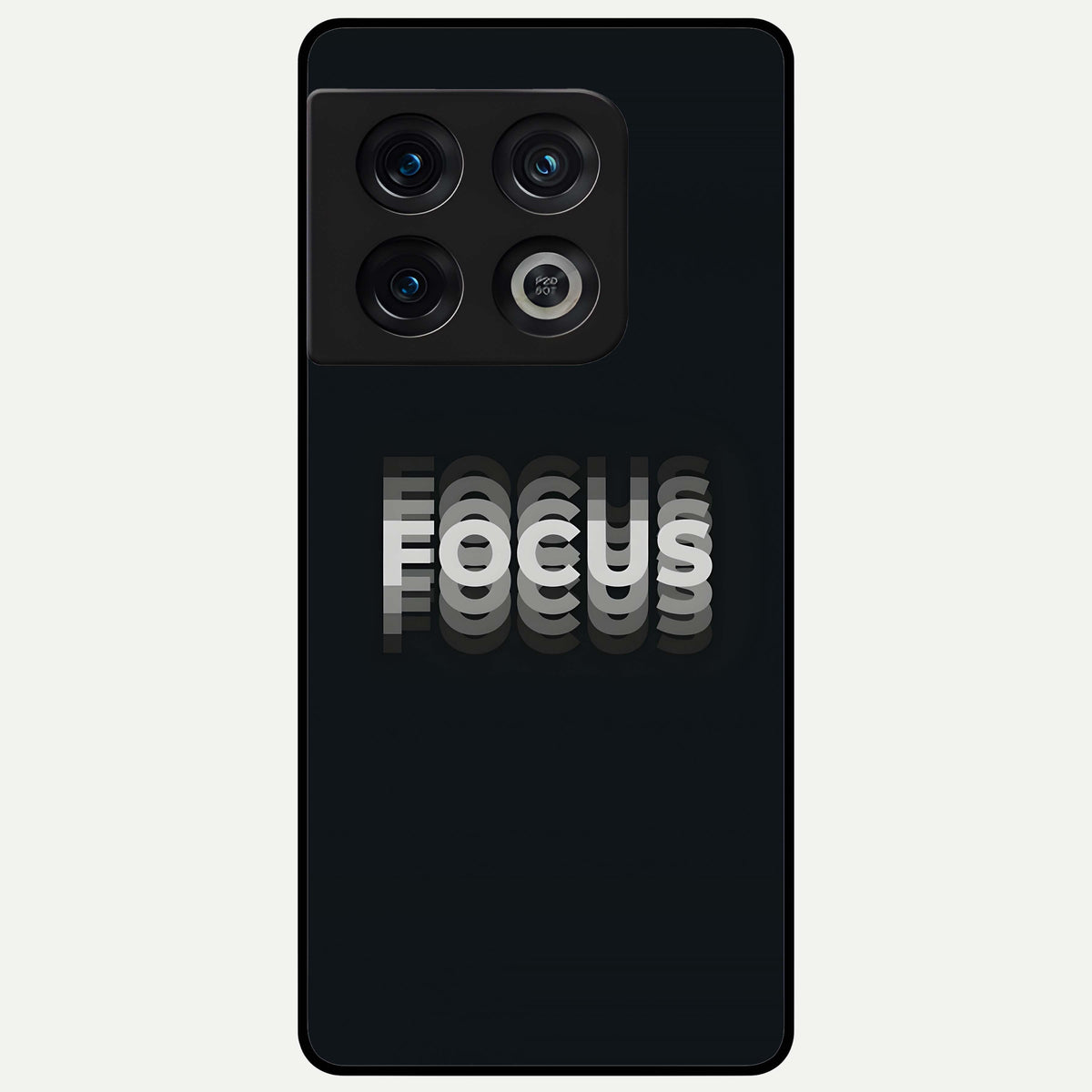  Mono Focus Vision Glass Case For OnePlus 10 Pro back cover – full design glossy printed glass finish