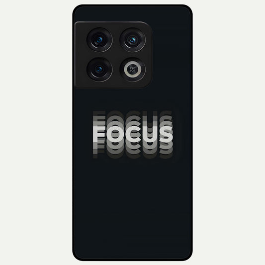  Mono Focus Vision Glass Case For OnePlus 10 Pro back cover – full design glossy printed glass finish