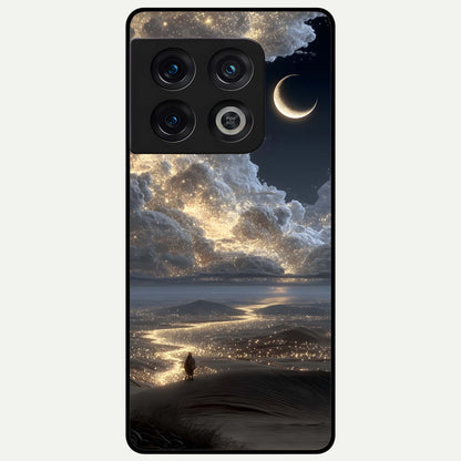  Moonlight Spark Path Glass Case For OnePlus 10 Pro back cover – full design glossy printed glass finish