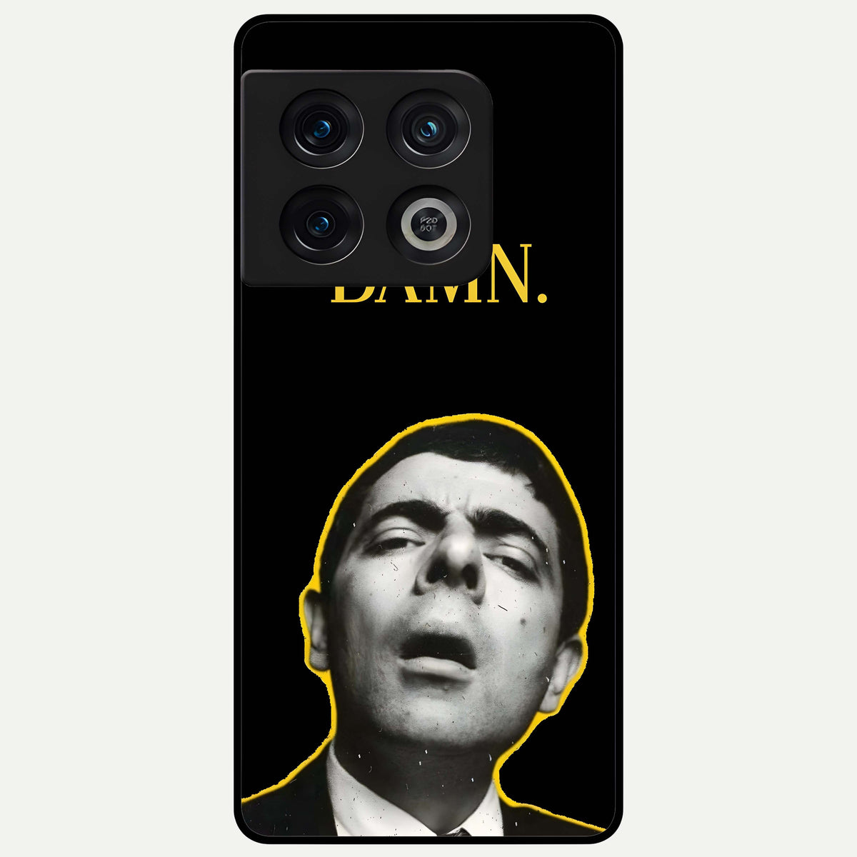  Mr Bean Damn Glass Case For OnePlus 10 Pro back cover – full design glossy printed glass finish