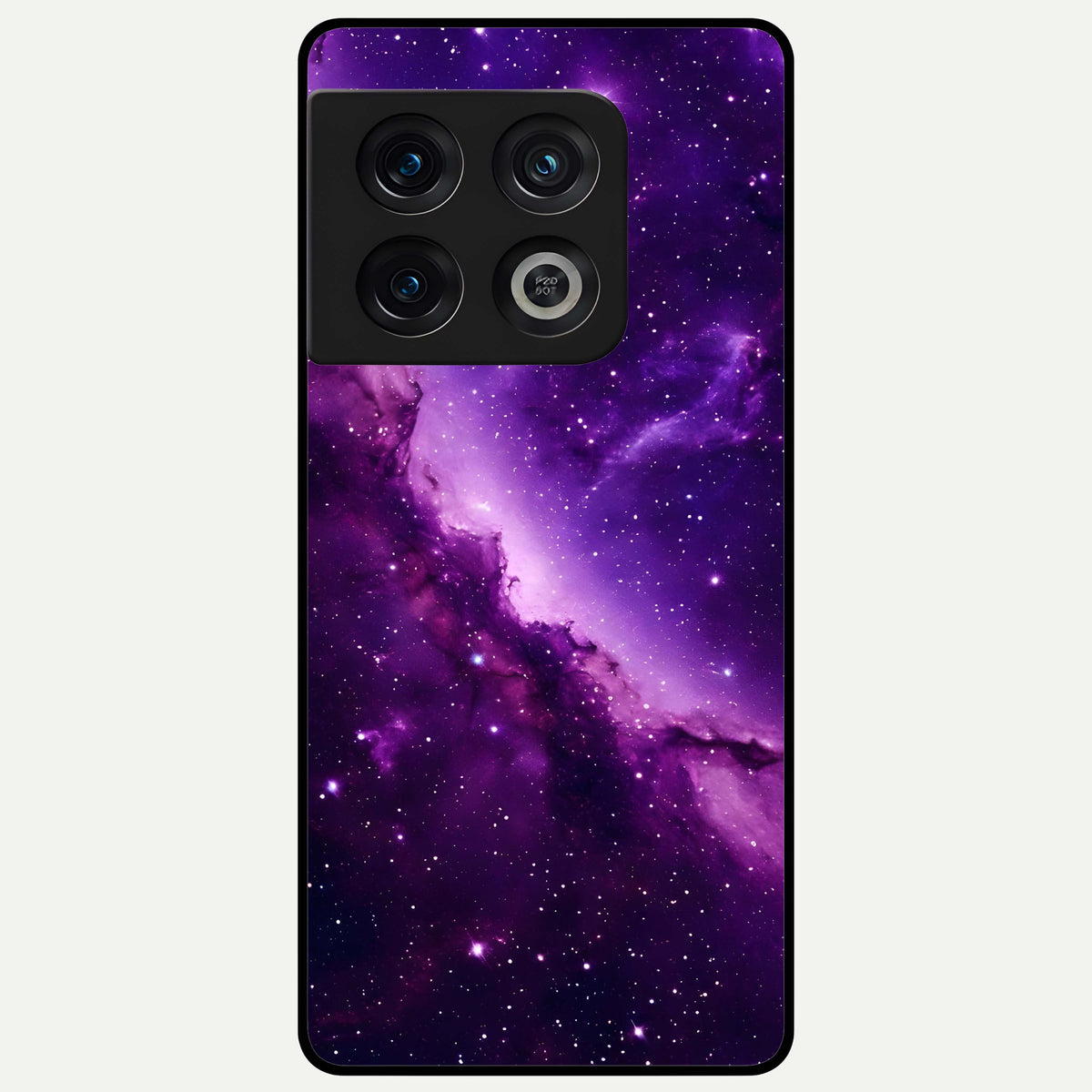  Purple Shade Sky Glass Case For OnePlus 10 Pro back cover – full design glossy printed glass finish