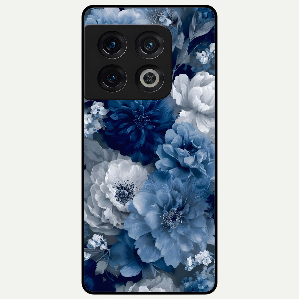  Royal Bloom Garden Glass Case For OnePlus 10 Pro back cover – full design glossy printed glass finish