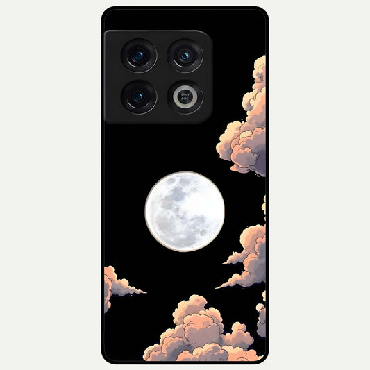  Shade Cloud Moon Glass Case For OnePlus 10 Pro back cover – full design glossy printed glass finish
