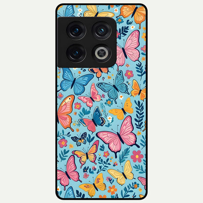  Spring Wing Garden Glass Case For OnePlus 10 Pro back cover – full design glossy printed glass finish