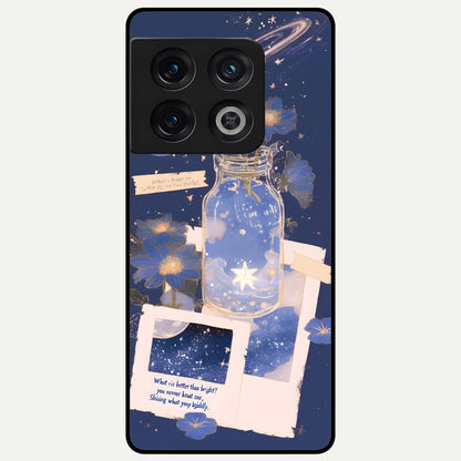  Starlit Cosmic Jar Glass Case For OnePlus 10 Pro back cover – full design glossy printed glass finish