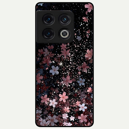  Starlit Flower Dreams Glass Case For OnePlus 10 Pro back cover – full design glossy printed glass finish
