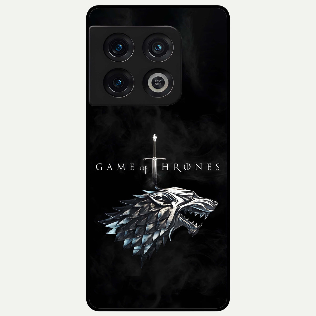  Throne Wolf Legacy Glass Case For OnePlus 10 Pro back cover – full design glossy printed glass finish