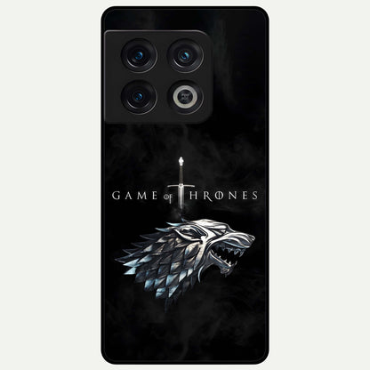 Throne Wolf Legacy Glass Case For OnePlus 10 Pro back cover – full design glossy printed glass finish