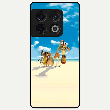  Tropical Fun Squad Glass Case For OnePlus 10 Pro back cover – full design glossy printed glass finish