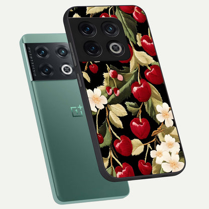  Blooming Spendor Bird phone case For OnePlus 10 Pro showing premium glass back cover with detailed artwork