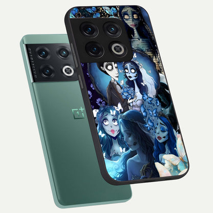  Butterfly Ghost Soul phone case For OnePlus 10 Pro showing premium glass back cover with detailed artwork
