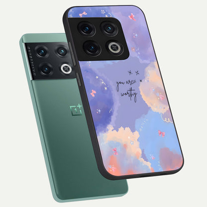  Celestial Cloud Magic phone case For OnePlus 10 Pro showing premium glass back cover with detailed artwork