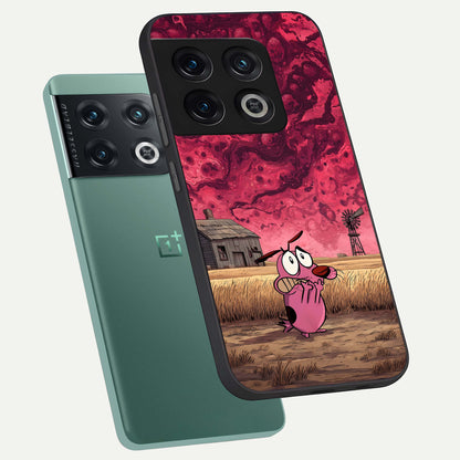  Courage Under Sky phone case For OnePlus 10 Pro showing premium glass back cover with detailed artwork