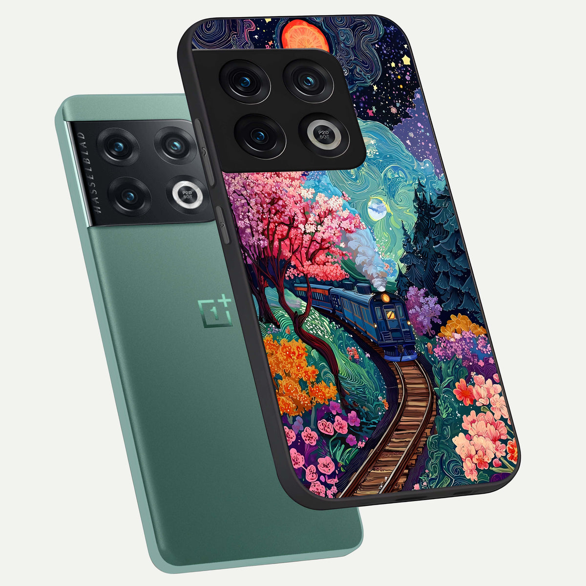 Digital Art phone case For OnePlus 10 Pro showing premium glass back cover with detailed artwork