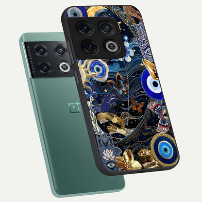  Golden Moon Magic phone case For OnePlus 10 Pro showing premium glass back cover with detailed artwork