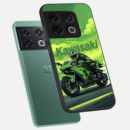  Greenery Sky phone case For OnePlus 10 Pro showing premium glass back cover with detailed artwork