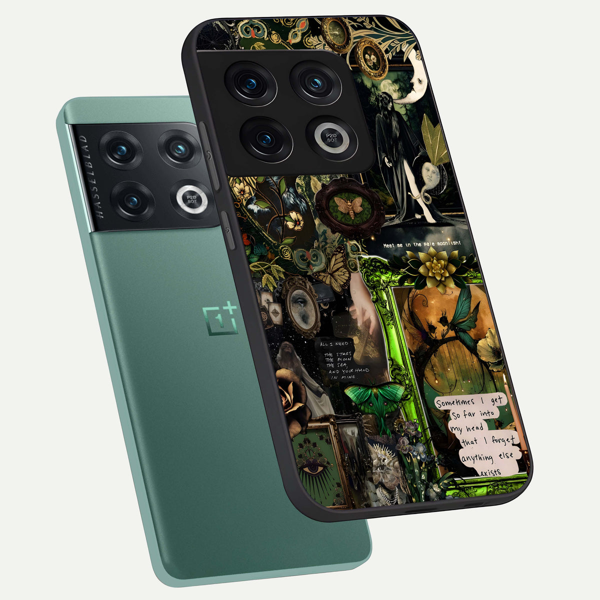  Mystic Woods Secret phone case For OnePlus 10 Pro showing premium glass back cover with detailed artwork