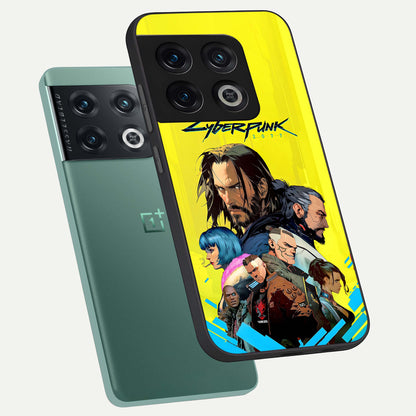  Neon Rebel Genesis phone case For OnePlus 10 Pro showing premium glass back cover with detailed artwork