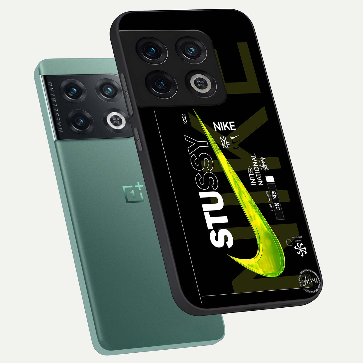  Neon Street Edition phone case For OnePlus 10 Pro showing premium glass back cover with detailed artwork