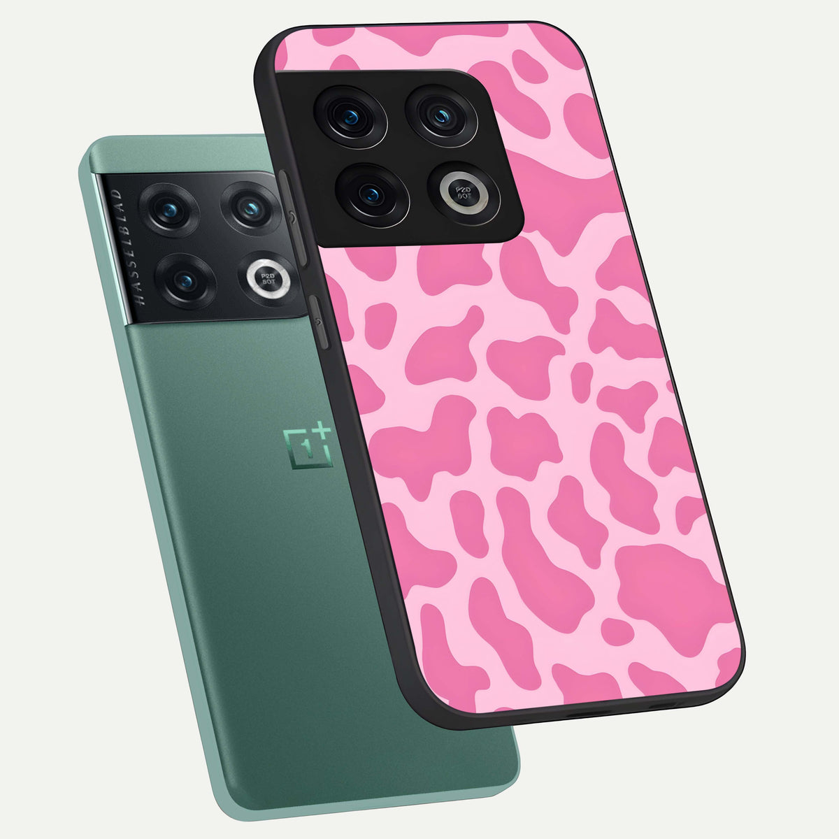  Pinkish Scenery phone case For OnePlus 10 Pro showing premium glass back cover with detailed artwork