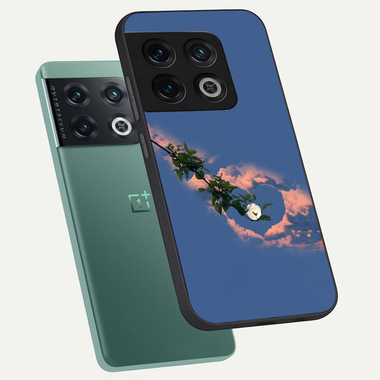  Sky Under Tree phone case For OnePlus 10 Pro showing premium glass back cover with detailed artwork