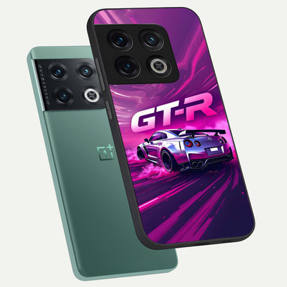  Speed Drift Legend phone case For OnePlus 10 Pro showing premium glass back cover with detailed artwork