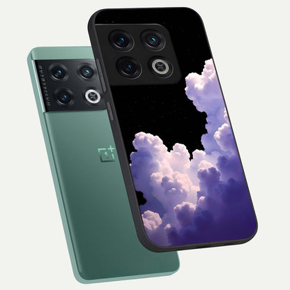  Starlit Night Whispers phone case For OnePlus 10 Pro showing premium glass back cover with detailed artwork
