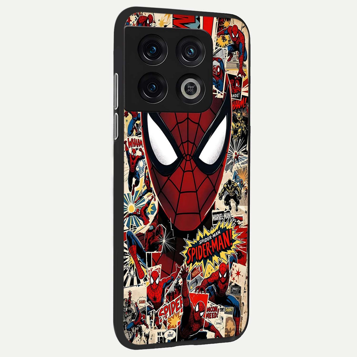  Aesthetic Wonder Spider back cover For OnePlus 10 Pro slim fit glass case with vibrant aesthetic design