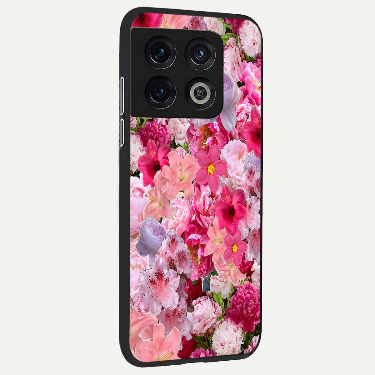  Bloom Crush Fantasy back cover For OnePlus 10 Pro slim fit glass case with vibrant aesthetic design
