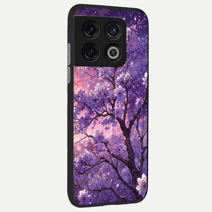  Blossom Tree back cover For OnePlus 10 Pro slim fit glass case with vibrant aesthetic design